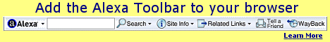 The Alexa Toolbar. Don't surf the web without it.